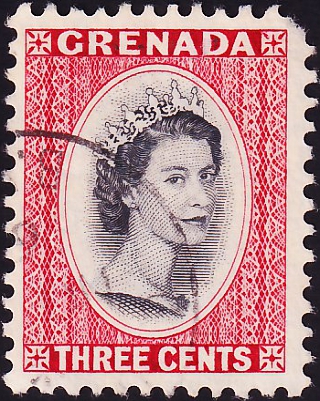 Гренада 1954 год .Queen Elizabeth II . (4)